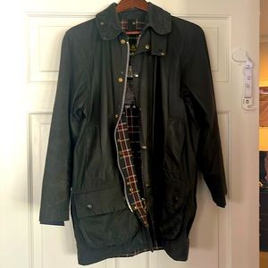 Barbour Beaufort waxed raincoat